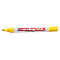 MARCADOR PERMANENTE 2-4MM 750 AMARILLO EDDING 750-5 (MIN10) (Espera 4 dias)