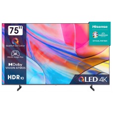 TELEVISOR 75"" QLED UHD 4K 75A7KQ SMART TV HISENSE (Espera 4 dias)