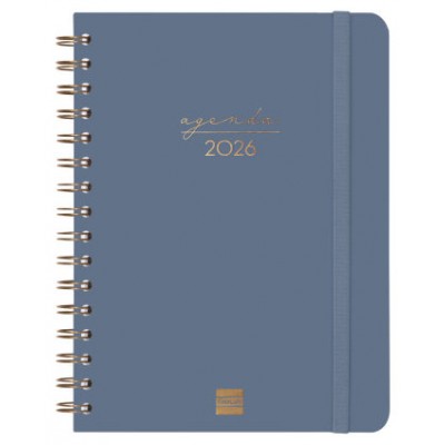 AGENDA 2026 TRENDY ALMA E10 155X212MM SEMANA VISTA HORIZONTAL AZUL FINOCAM 762020426 (Espera 4 dias)