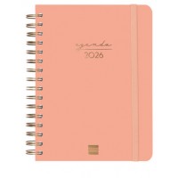 AGENDA 2026 TRENDY ALMA E10 155X212MM DIA PAGINA CORAL FINOCAM 762040526 (Espera 4 dias)