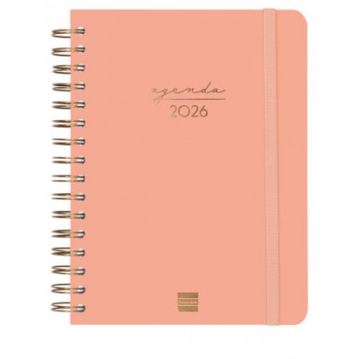 AGENDA 2026 TRENDY ALMA E10 155X212MM DIA PAGINA CORAL FINOCAM 762040526 (Espera 4 dias)