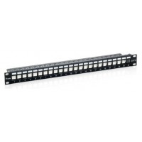 Patch Panel 24 Puertos Cat.6 Apantallado Vacio Color