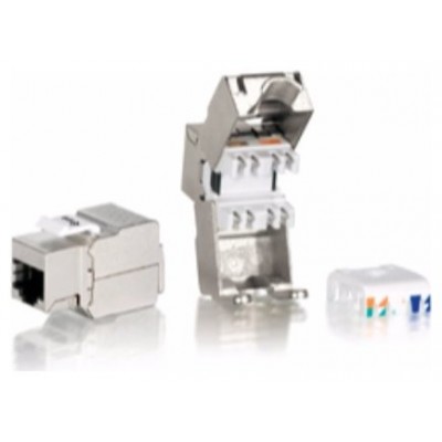Kit 8 Uds Conector Hembra Rj45 Ftp Cat6 Panel Keystone