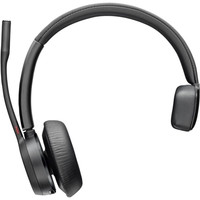 HP Poly Auriculares Poly Voyager 4310 con certificaci&oacute;n para Microsoft Teams + llave BT700 + soporte de carga (Espera 4 dias)