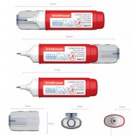 BOLÍGRAFO CORRECTOR ARCTIC WHITE, 12 ML ERICH KRAUSE 780 (MIN12) (Espera 4 dias)