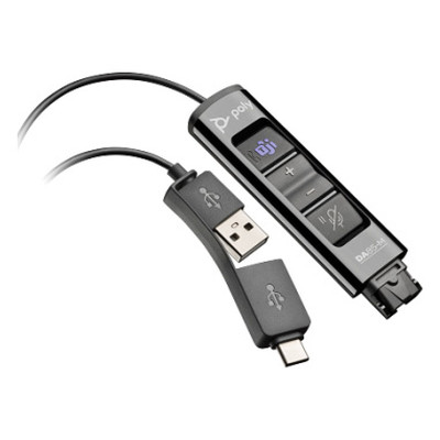 HP Poly Adaptador negro Poly DA85-M USB a QD compatible con TAA (Espera 4 dias) HP Poly Adaptador negro Poly DA85-M USB a QD compatible con TAA (Espera 4 dias)