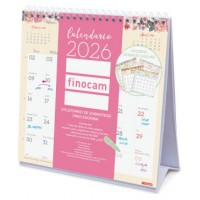 CALENDARIO 2026 SOBREMESA TRENDY DESIGN ESCRIBIR 190X190MM FINOCAM 787060126 (Espera 4 dias)