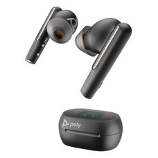 HP Poly Intrauriculares Poly Voyager Free 60+ UC color Negro Carbono +Adaptador USB_C BT700 +Estuche de carga con pantalla t&aacute;ctil (Espera 4 dias)