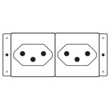 Kramer Electronics TS-2CH toma de corriente (Espera 4 dias)