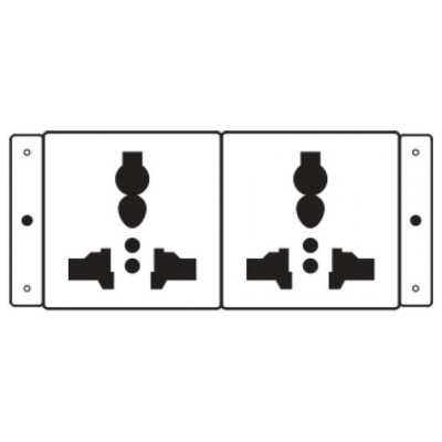 Kramer Electronics TS-2U toma de corriente (Espera 4 dias)