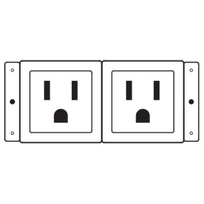 Kramer Electronics TS-2US toma de corriente (Espera 4 dias)