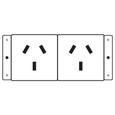 Kramer Electronics TS-2AU toma de corriente (Espera 4 dias)