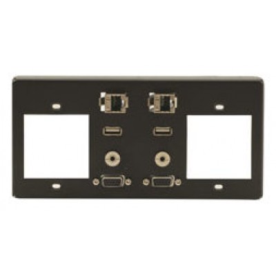 Kramer Electronics T4F-23 tapa de seguridad para enchufe Negro (Espera 4 dias)