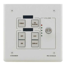 (CONSULTAR STOCK) KRAMER CONTROL & MANAGEMENT CONTROL - HW ONLY 6−BUTTON ROOM CONTR W DIG VOLUME CONTROL & LCD GROUP LABELS-MODEL (RC-63DLN(B)) (80-80237295) (Espera 4 dias) (CONSULTAR STOCK) KRAMER CONTROL & MANAGEMENT CONTROL - HW ONLY 6−BUTTON ROOM CONTR W DIG VOLUME CONTROL & LCD GROUP LABELS-MODEL (RC-63DLN(B)) (80-80237295) (Espera 4 dias)