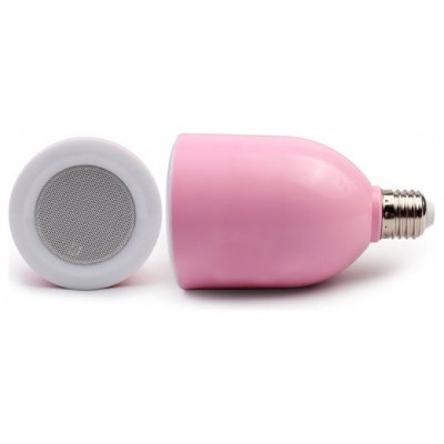 Lampara LED Altavoz Bluetooth Rosa (Espera 2 dias)