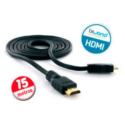 Cable HDMI v1.4 Biwond 15m (26AWG) (Espera 2 dias)
