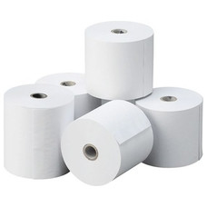 PAPEL TERMICO 80X80X12 MM 56GR - PAQUETE DE 8 ROLLOS - PAPEL TERMICO 80X80X12 MM 56GR - PAQUETE DE 8 ROLLOS -