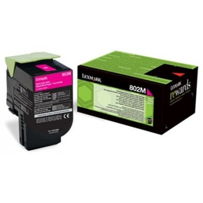 LEXMARK 802M Toner Retornable Magenta (1k)