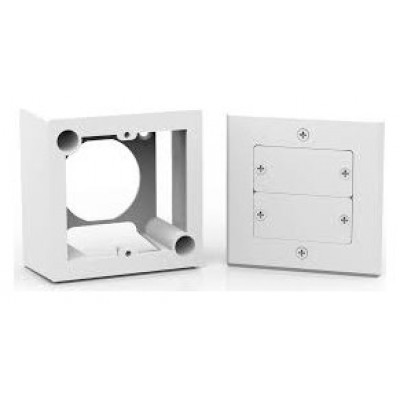 KRAMER IS - ROOM CONNECTIVITY ON-WALL BOX, 1 GANG EUROPEAN- 65MM - OWB-1G/65/EU (85-000025) (Espera 4 dias)