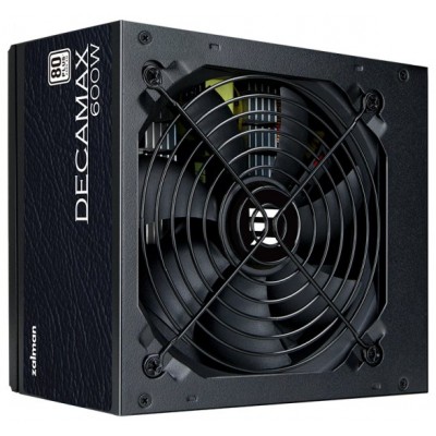 FUENTE DE ALIMENTACION ZALMAN DECAMAX 600W 80+ STANDARD ATX NEGRO