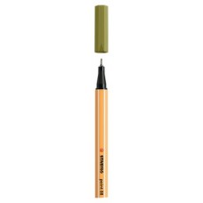 ROTULADOR PUNTA FINA POINT 88 0.4MM VERDE BARRO STABILO 88/37 (MIN10) (Espera 4 dias)