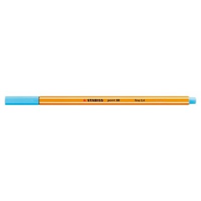 ROTULADOR PUNTA FINA POINT 88 0.4MM AZUL CLARO STABILO 88/57 (MIN10) (Espera 4 dias)