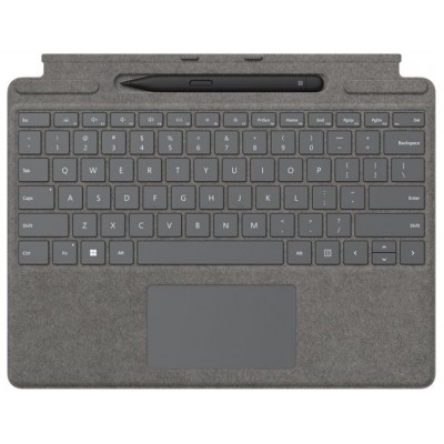 MICROSOFT SURFACE PRO 8/9/10/X TYPE COVER SIGNATURE PLATINUM + SLIM PEN 2 (Espera 4 dias)