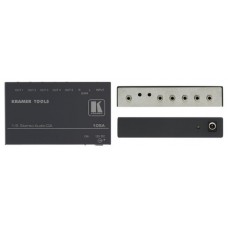 KRAMER DISTRIBUIDOR AMPLIFICADOR 1:5 AUDIO ESTEREO NO BALANCEADO / MONO BALANCEADO (105A) (Espera 4 dias)