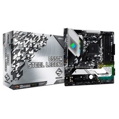 Asrock B550M Steel Legend Zócalo AM4 Micro ATX AMD B550 (Espera 4 dias)