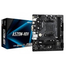 #PLACA ASROCK A520M-HDV,AMD,AM4,A520,2DDR4,MATX (Espera 4 dias)