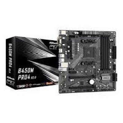 PLACA ASROCK B450M PRO4 R2.0 AMD AM4 4DDR4 HDMI (Espera 4 dias)