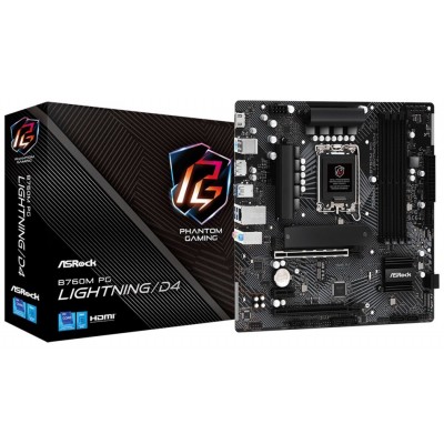 PB S1700 ASROCK B760M PG LIGHTNING/D4 M.2 D4 4DDR4