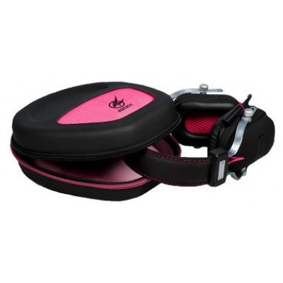 FUNDA AURICULARES GAMING PORT AROKH NEGRO/ROSA