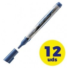 MARCADOR PARA PIZARRA BLANCA TINTA LIQUIDA TRAZO 2MM. AZUL VELLEDA 902087 (MIN12) (Espera 4 dias)