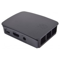 RASPBERRY CAJA PARA RASPBERRY OFICIAL PI 3,  NEGRO, GRIS (9098138) (Espera 4 dias)