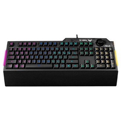 ASUS TUF Gaming K1 teclado USB Inglés, Español Negro (Espera 4 dias)