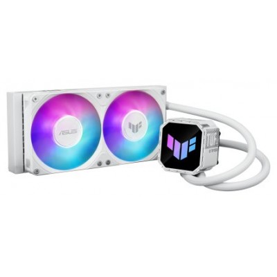 ASUS TUF GAMING LC III 240 ARGB WHT Procesador Sistema de refrigeraci&oacute;n l&iacute;quida todo en uno 12 cm Blanco (Espera 4 dias)
