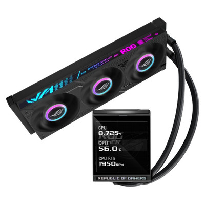 ASUS ROG Strix LC IV 360 ARGB LCD Procesador Kit de refrigeración líquida 12 cm Negro (Espera 4 dias) ASUS ROG Strix LC IV 360 ARGB LCD Procesador Kit de refrigeración líquida 12 cm Negro (Espera 4 dias)