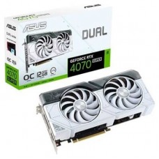 ASUS Dual -RTX4070S-O12G-WHITE NVIDIA GeForce RTX 4070 SUPER 12 GB GDDR6X (Espera 4 dias)