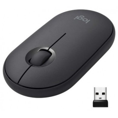 LOGITECH RATON PEBBLE M350 OPTICO WIRELESS INALAMBRICO 1000DPI GRAFITO-DESCATALOGADO