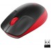 Logitech - Raton optico M190 - Inalambrico - Rojo