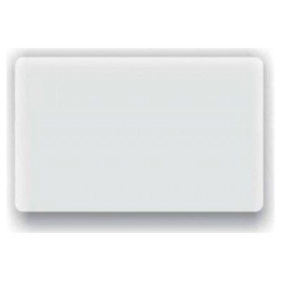 NUVIA Tarjetas plasticas blancas PVC CR80 (paquete de 500 unidades)