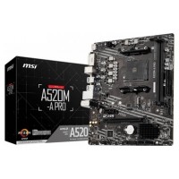 PLACA MSI A520M-A PRO AMD AM4 DDR4 HDMI PCIE3.0 USB3.2 (Espera 4 dias)