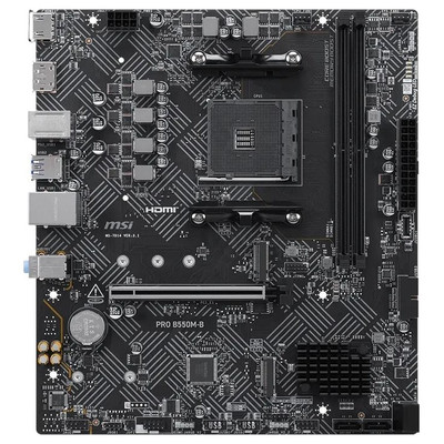 MSI Placa Base PRO B550M-B mATX AM4 MSI Placa Base PRO B550M-B mATX AM4