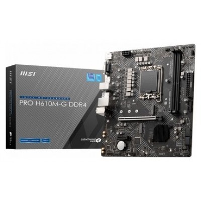 PLACA BASE MSI PRO H610M-G D4 1700 MATX 2XDDR4