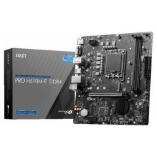 PLACA BASE MSI PRO H610M-E DDR4 SOCKET 1700 GEN 14,13,12 (Espera 4 dias)