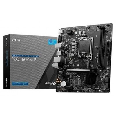 MSI Placa Base PRO H610M-E DDR5 mATX 1700