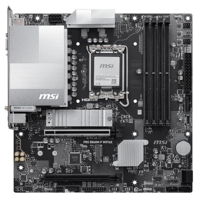 MSI Placa Base PRO B860M-P WIFI6E mATX D5 1851 MSI Placa Base PRO B860M-P WIFI6E mATX D5 1851