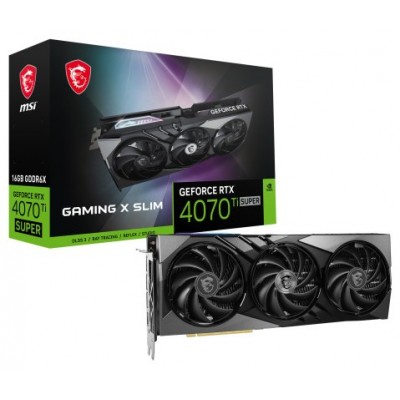 TARJETA GRAFICA MSI RTX 4070TI SUPER 16GB GAMING X SLI