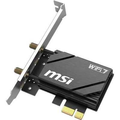ADAPTADOR RED PCIE MSI HERALD BE6500 WiFi 7 ADAPTADOR RED PCIE MSI HERALD BE6500 WiFi 7
